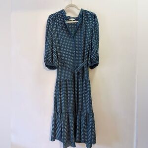 Max Studio 3/4 sleeve peasant dress size M